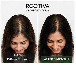 Rootiva before and after result