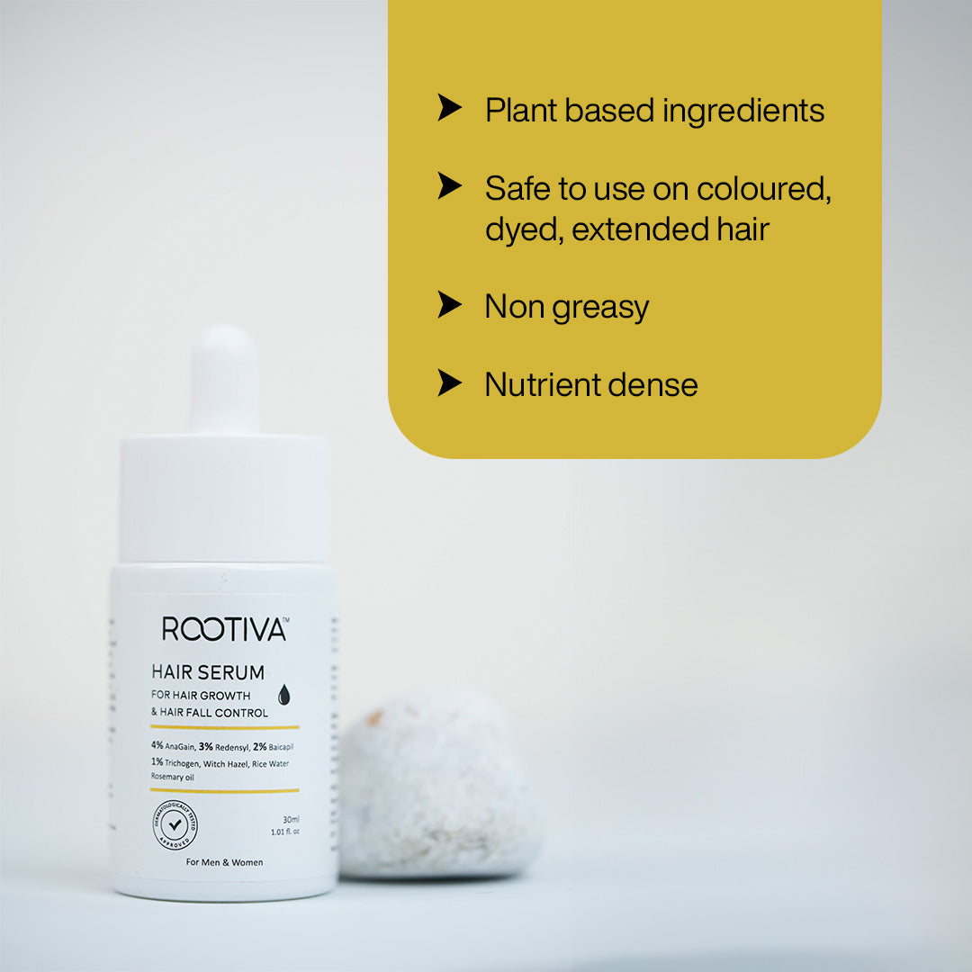 Rootiva hair fall control serum for men and women