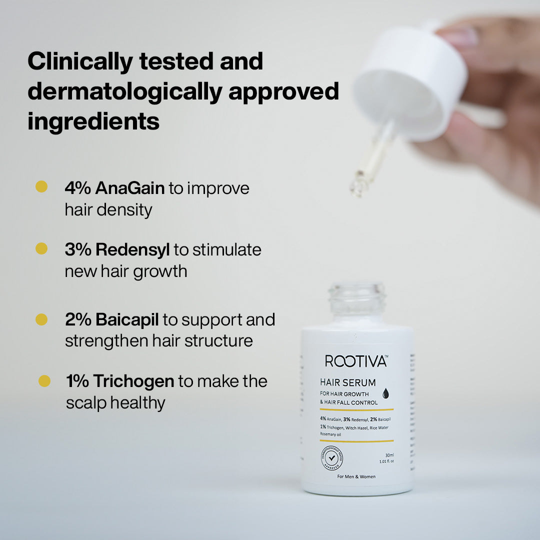 Rootiva serum key ingredients closeup