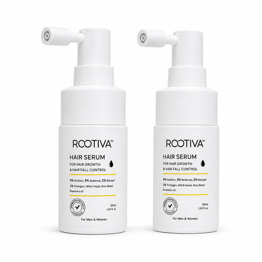 Rootiva Hair Growth Serum Spray – Dermatologist-Tested Formula for Hair Fall Control & Regrowth